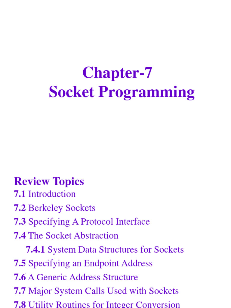 Final Chapter - 7 | PDF