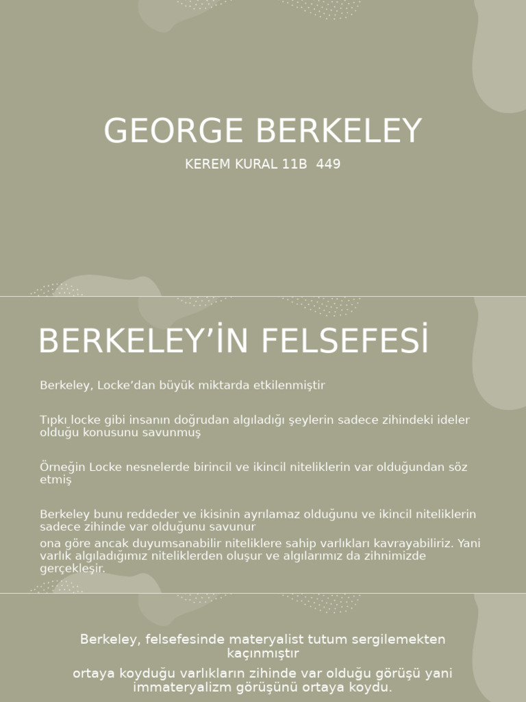 George Berkeley | PDF
