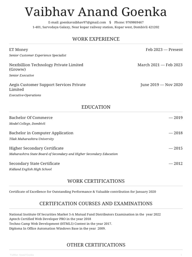 Updated CV | PDF
