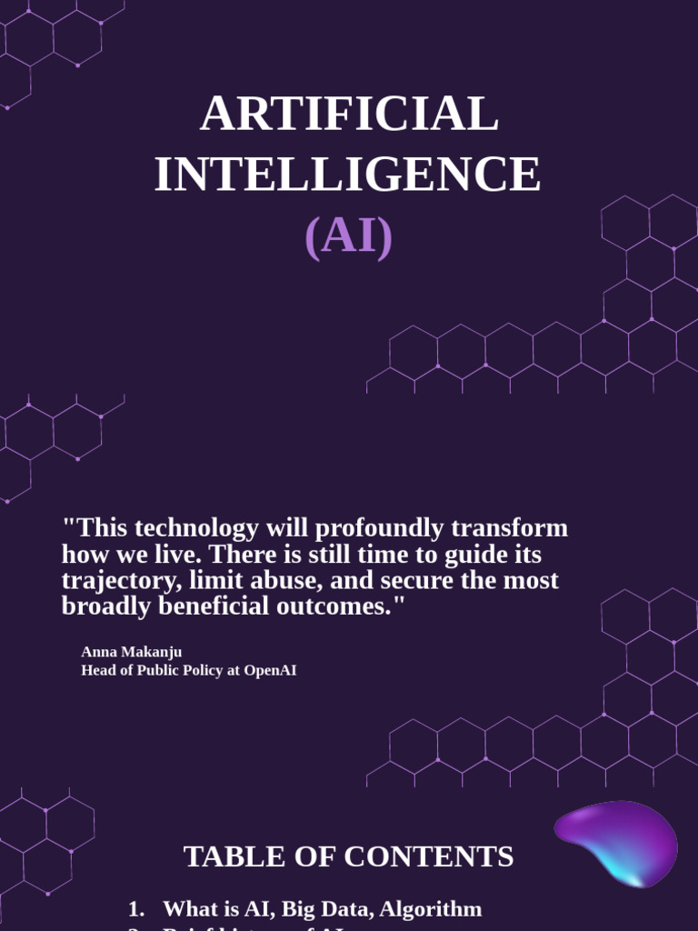 Understanding Artificial Intelligence Overview And Impact Pdf