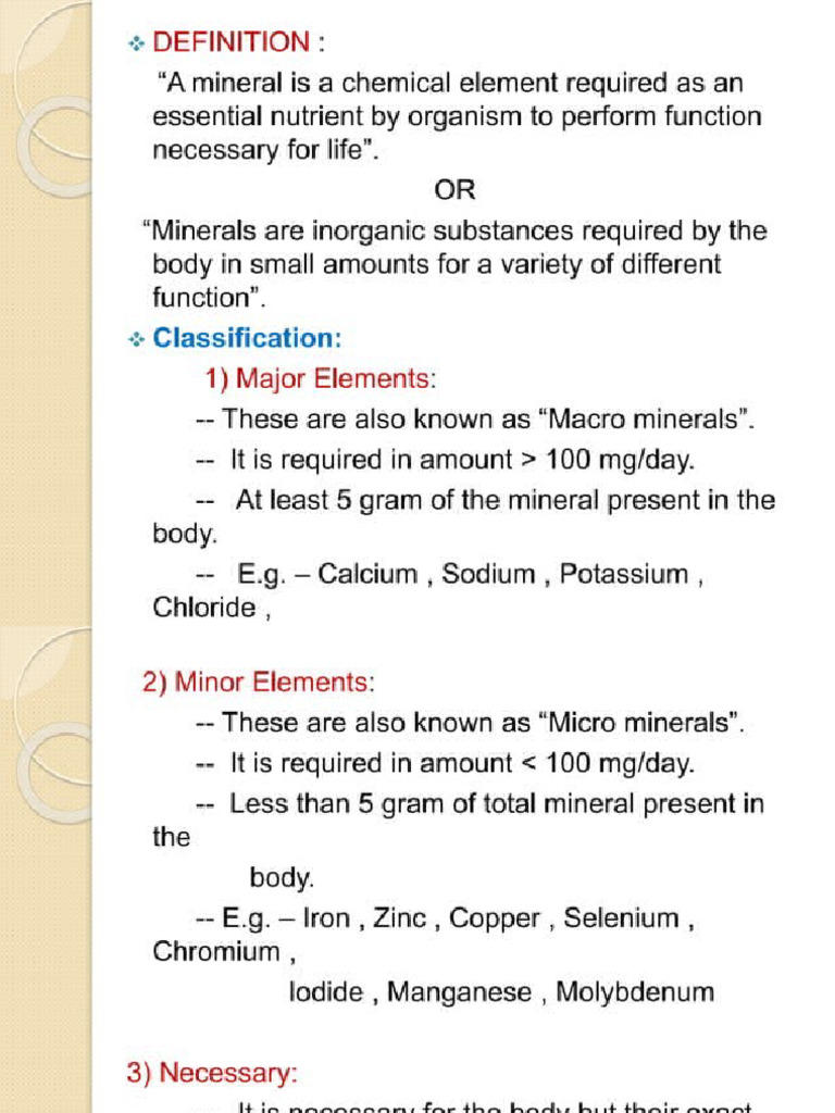 Minerals New Pdf