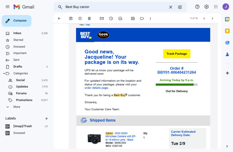 ? Your Package Is Going To Be Delivered. ? - Jmarcellin72@gmail - Com ...