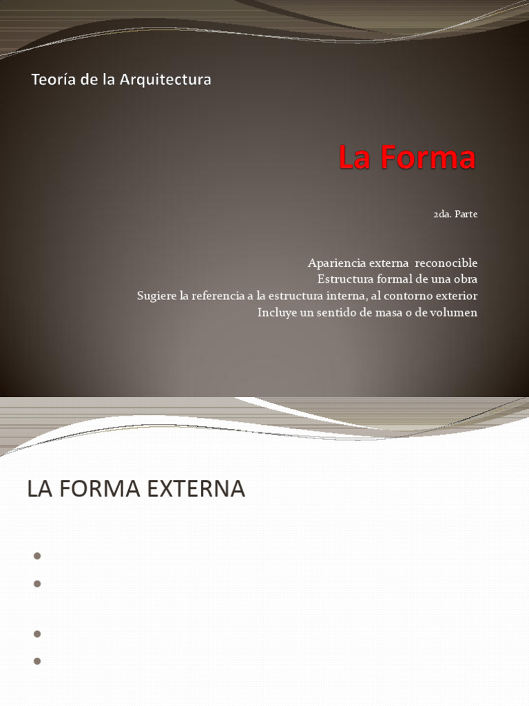 La Forma - 2da. Parte | PDF