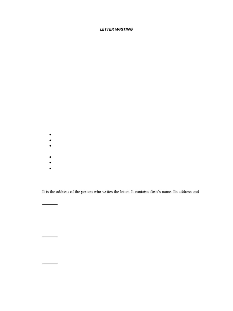 New Letter Writing | PDF