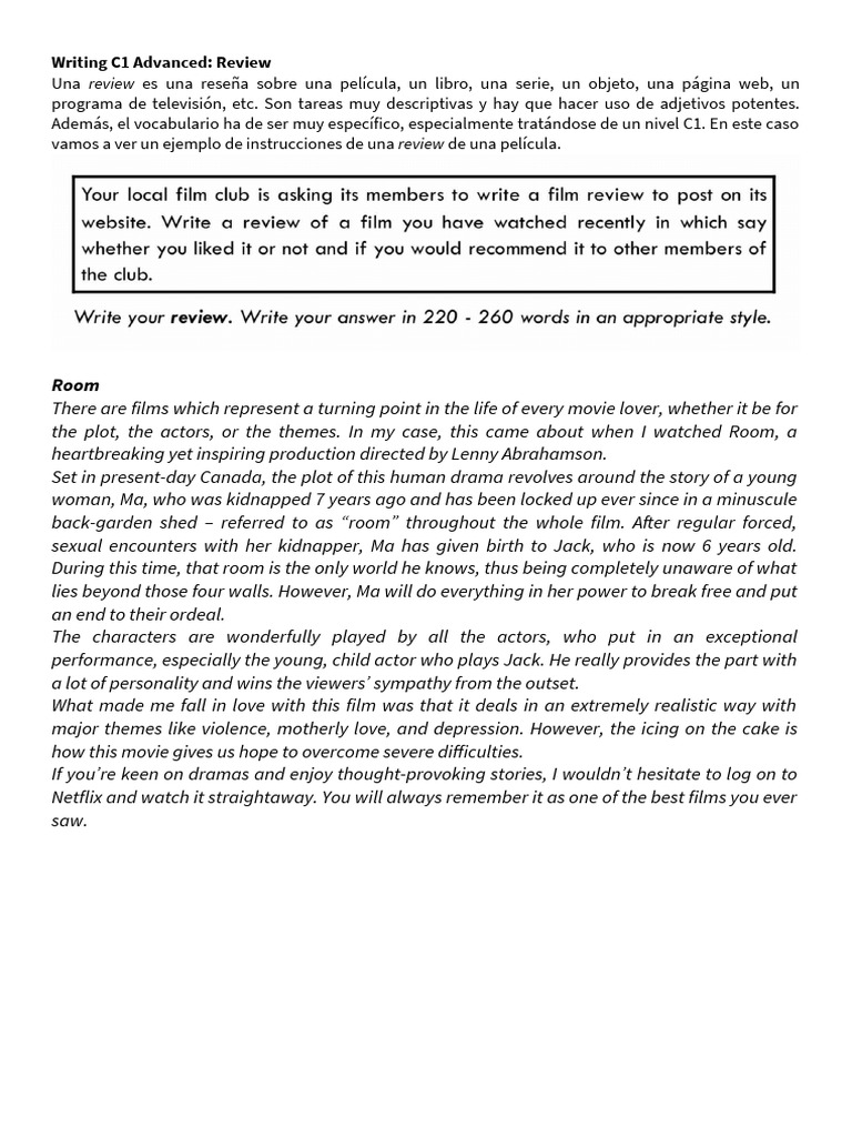 Ejemplos writing c1 cambridge pdf