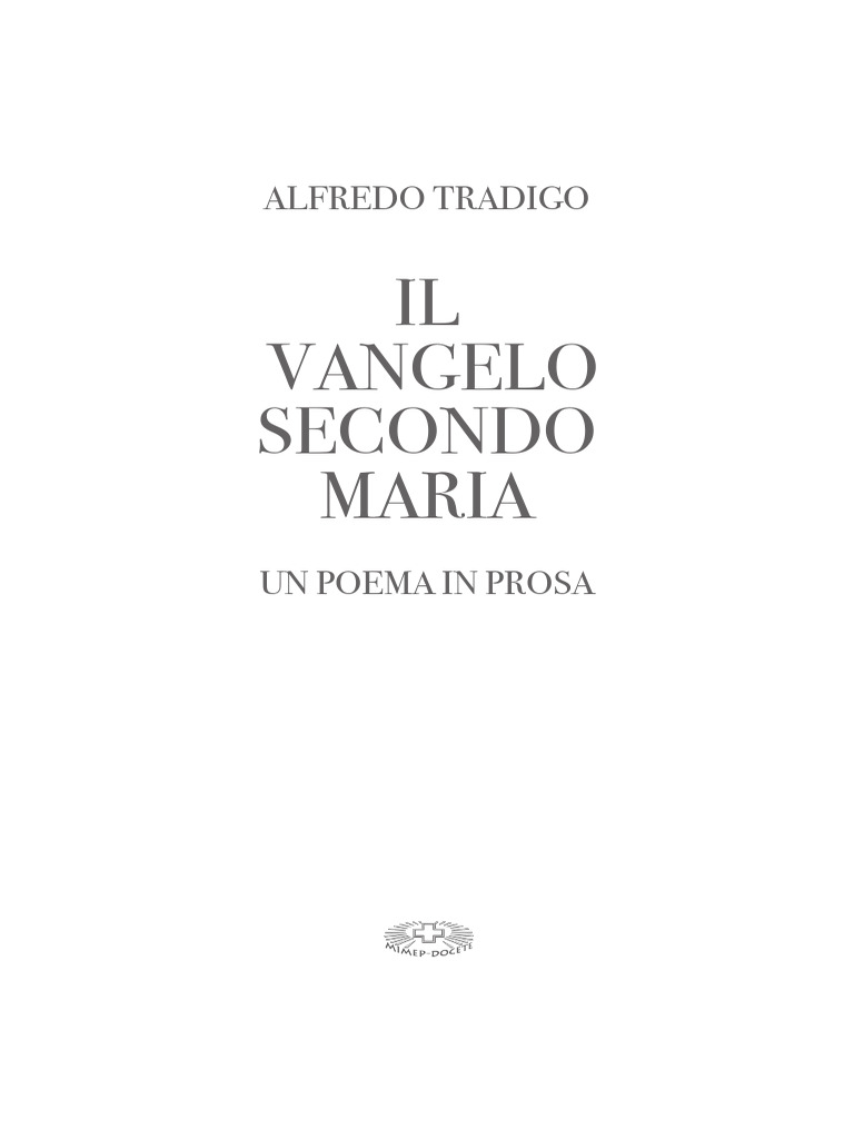 Il Vangelo Secondo Maria Anteprima | PDF