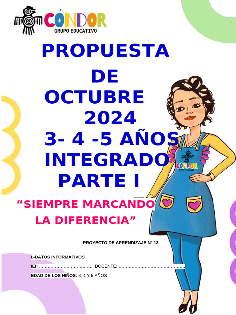 Propuesta Octubre Parte 1 - 2024 | PDF