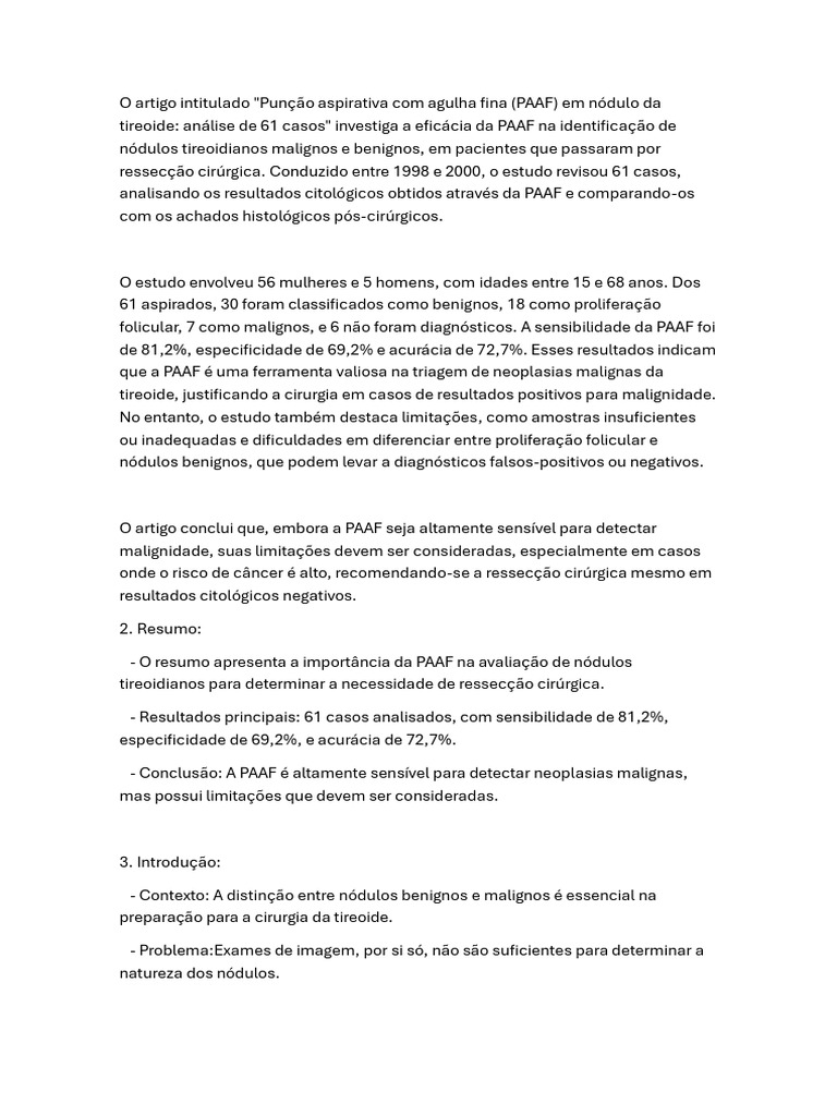 Paaf Resumo | PDF
