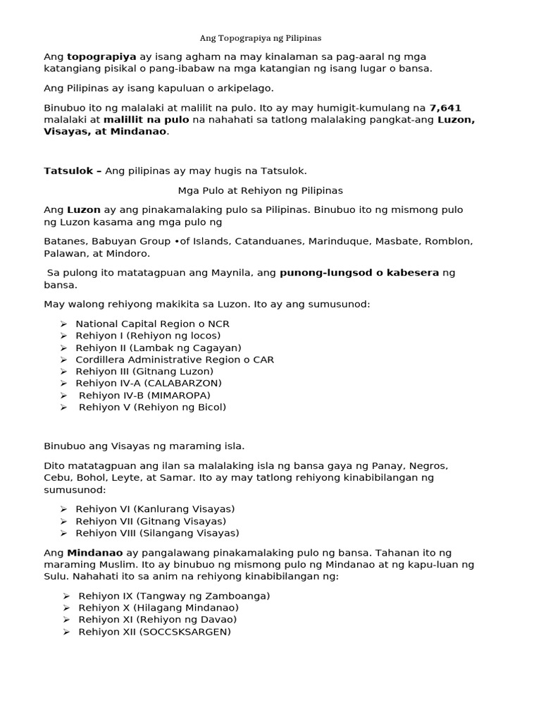 AP Reviewer - 3rd Week | PDF