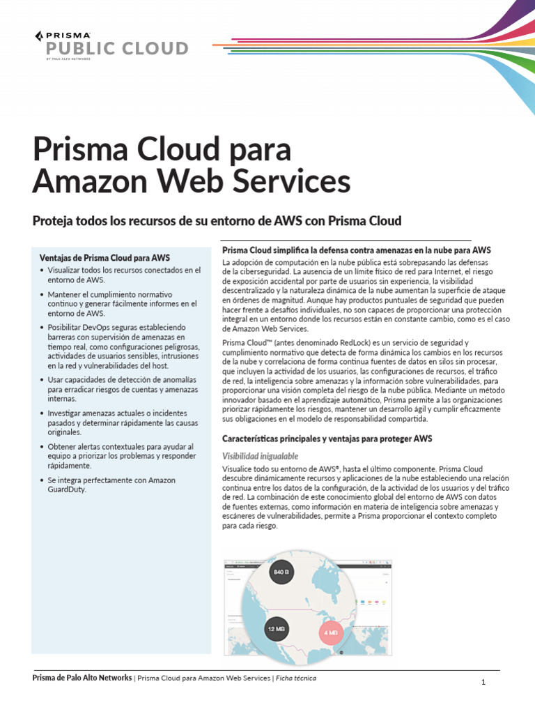 Prisma Public Cloud For Aws Ds - Es | PDF | Amazon Web Services ...