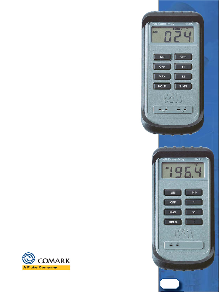 Thermometer: Comark KM330/340 | PDF