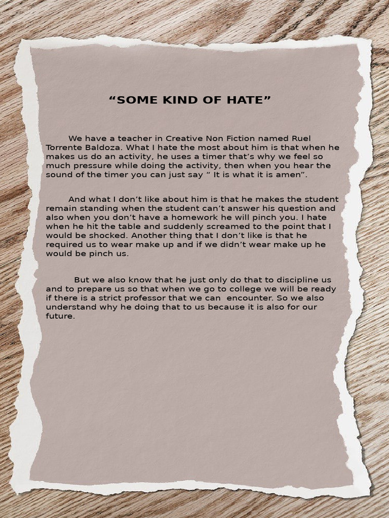 Creative Non Fiction Pdf