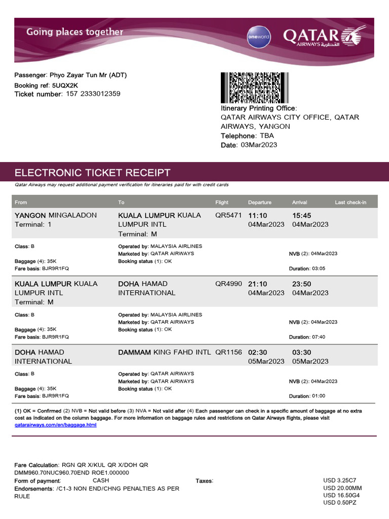 Your Electronic Receipt | PDF