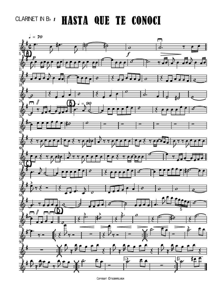 Hasta Que Te Conoci - Banda | PDF