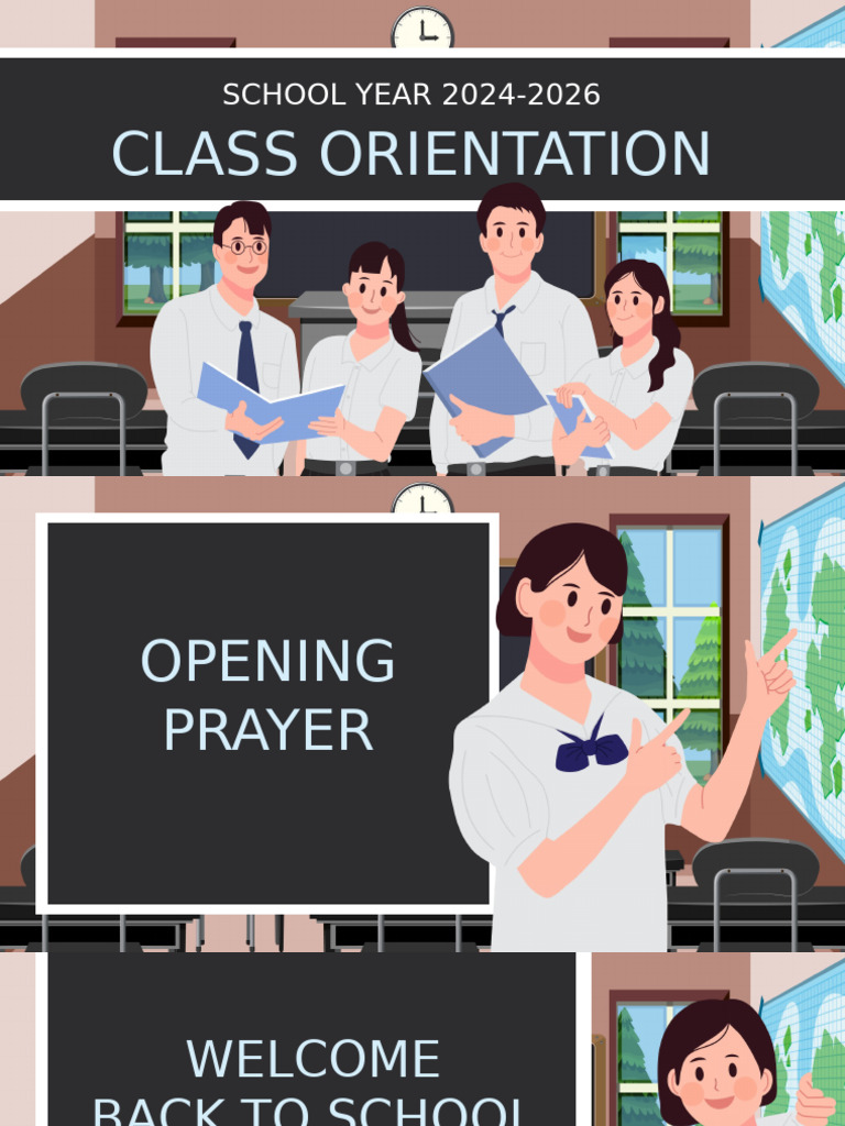 Classroom orientation pdf