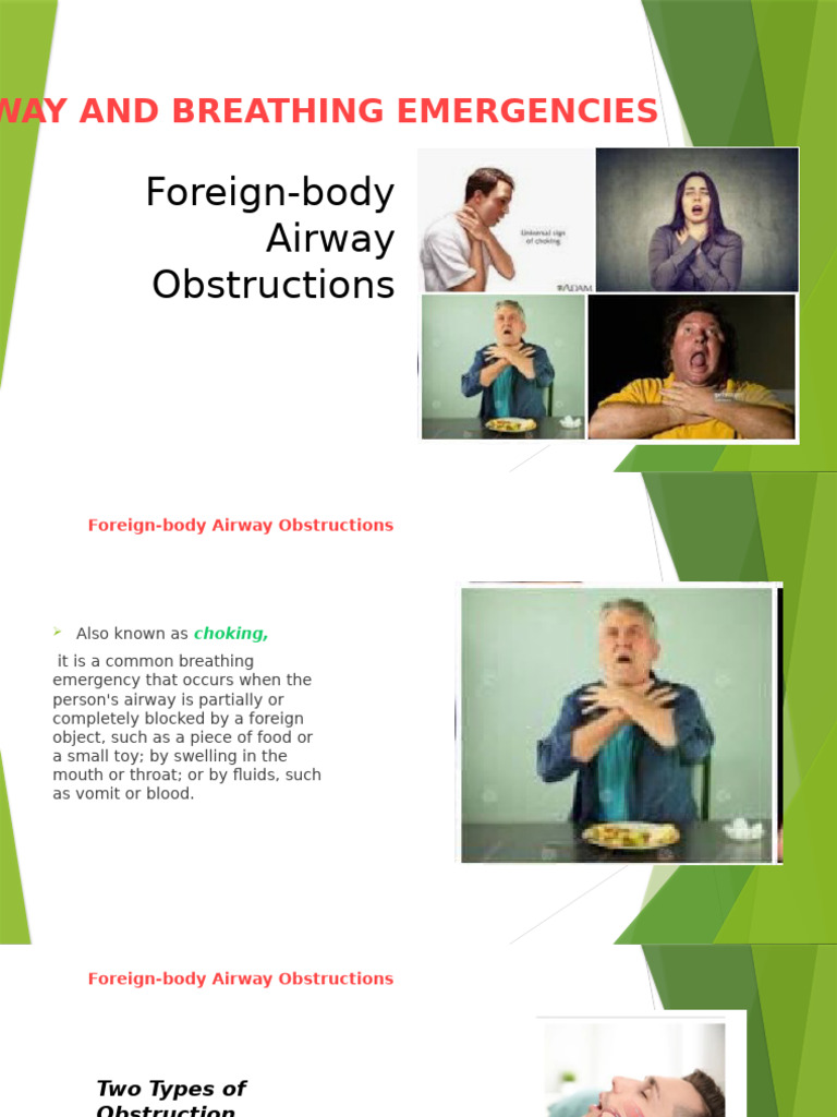 Airway and Breathing Emergencies | PDF