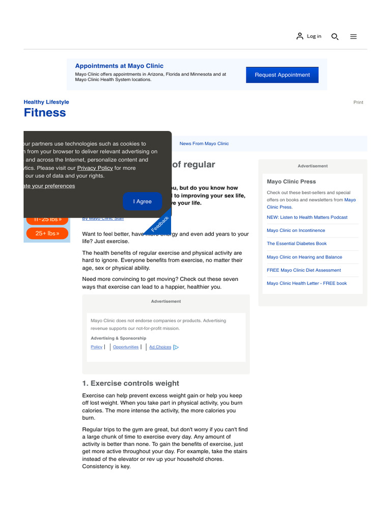 MAYO CLINIC 2022 EXERCISE 7 BENEFITS OF REGULAR PHYSICAL ACTIVITY intelligence overview