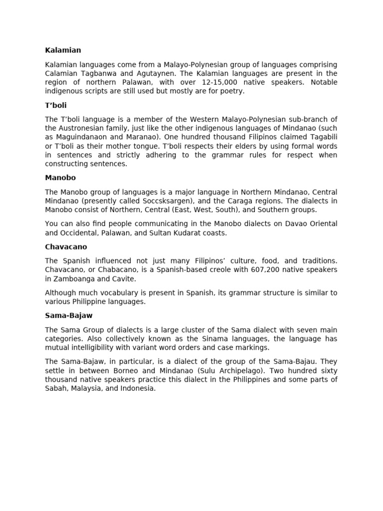 Kalamian | PDF