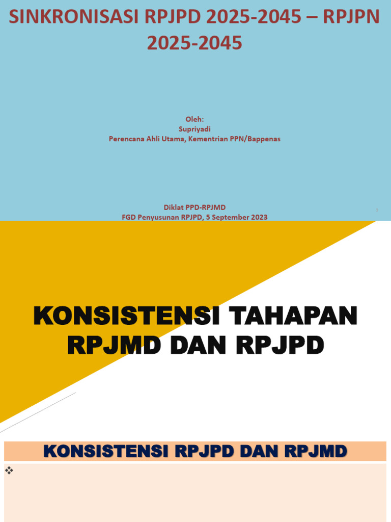 RPJPD Sumut | PDF