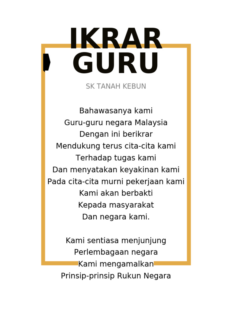 Ikrar Guru | PDF