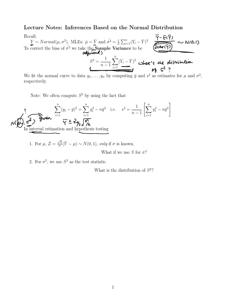 Chi Square Pdf Chi Squared Distribution Estimation Theory