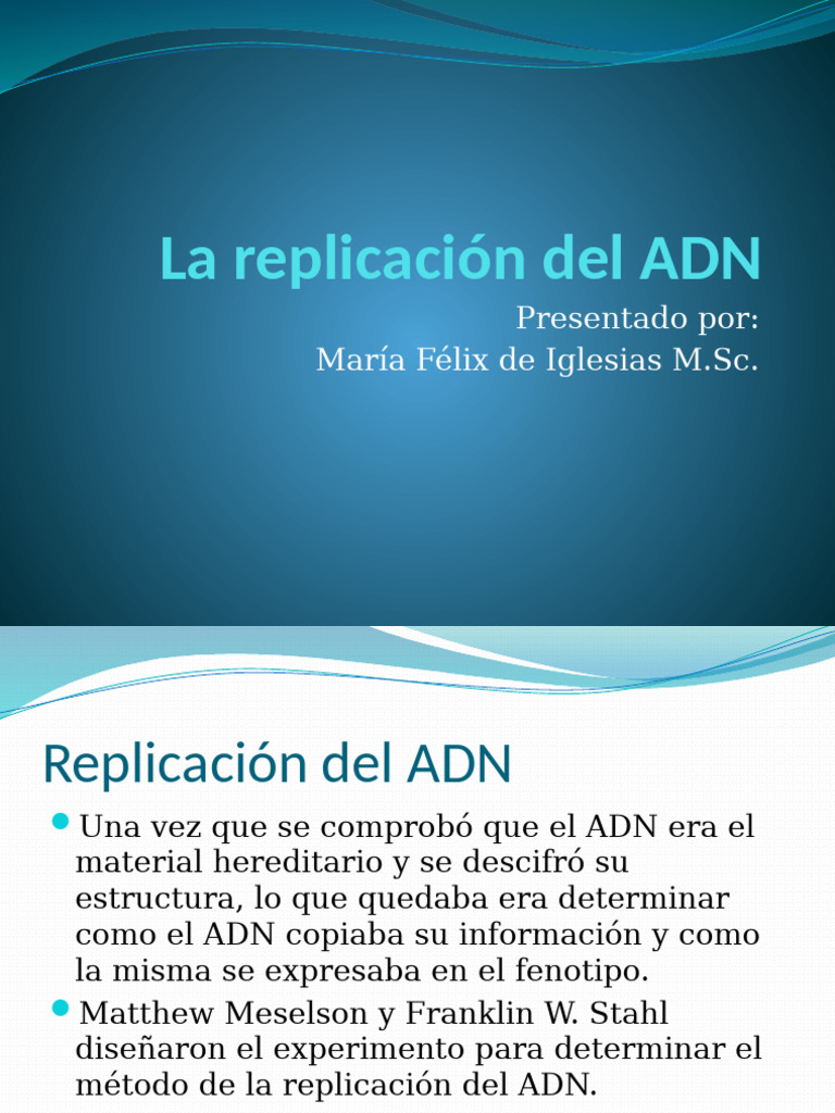 Métodos de replicación del ADN | PDF | Replicación De Adn | Adn