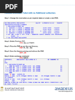 Amadeus Special Pricing Commands | PDF