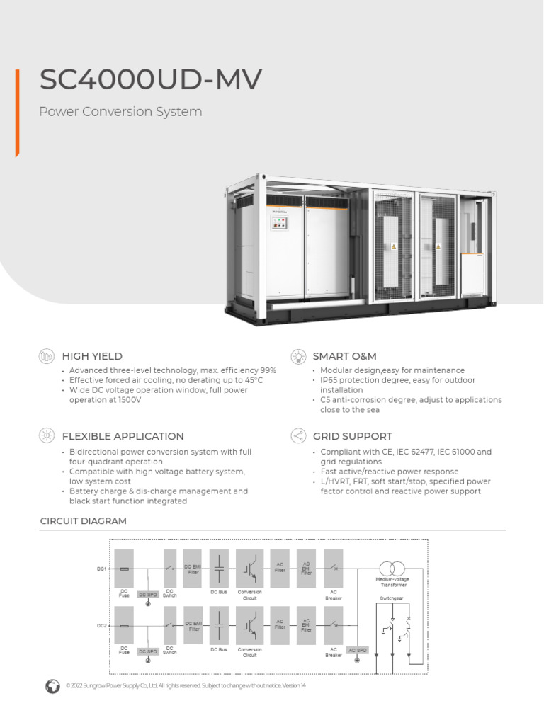 DS 20220222 SC4000UD-MV Datasheet V14 EN | PDF