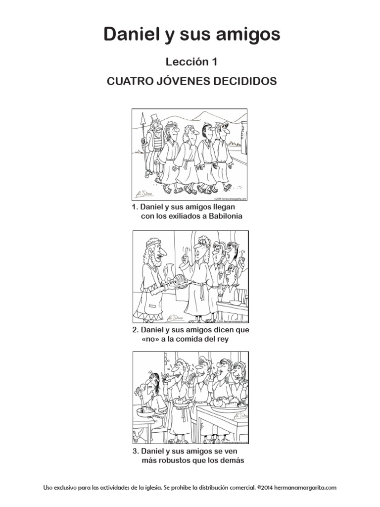 Daniel HOJA PARA COLOREAR | PDF