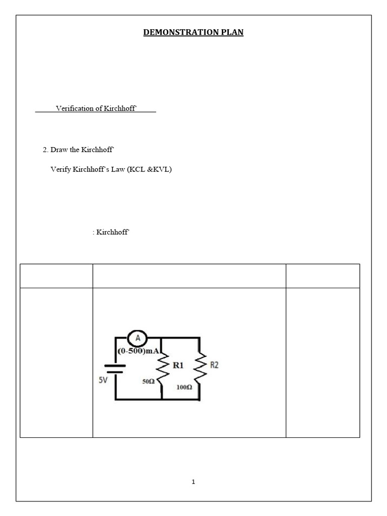 Electrician demo plan 1 pdf electrical network science mathematics