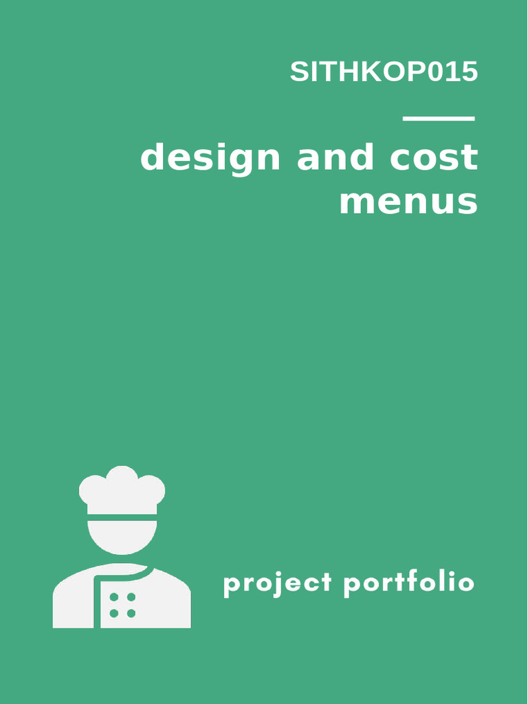SITHKOP015 Project Portfolio | PDF