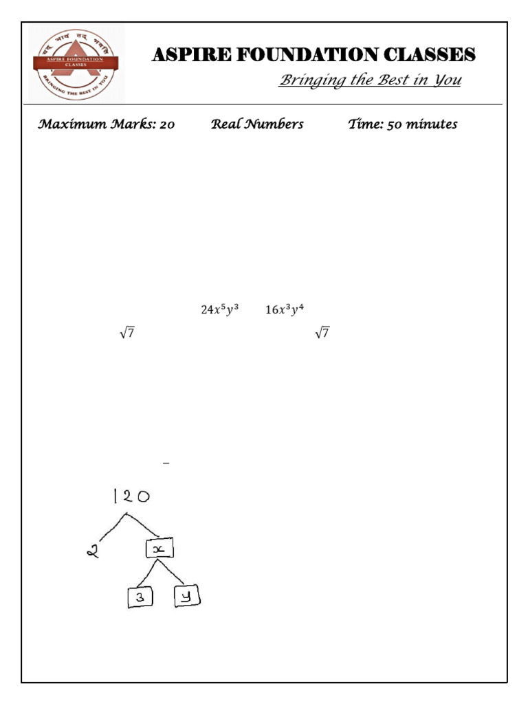 Real Number Test December | PDF | Teaching Methods & Materials | Computers
