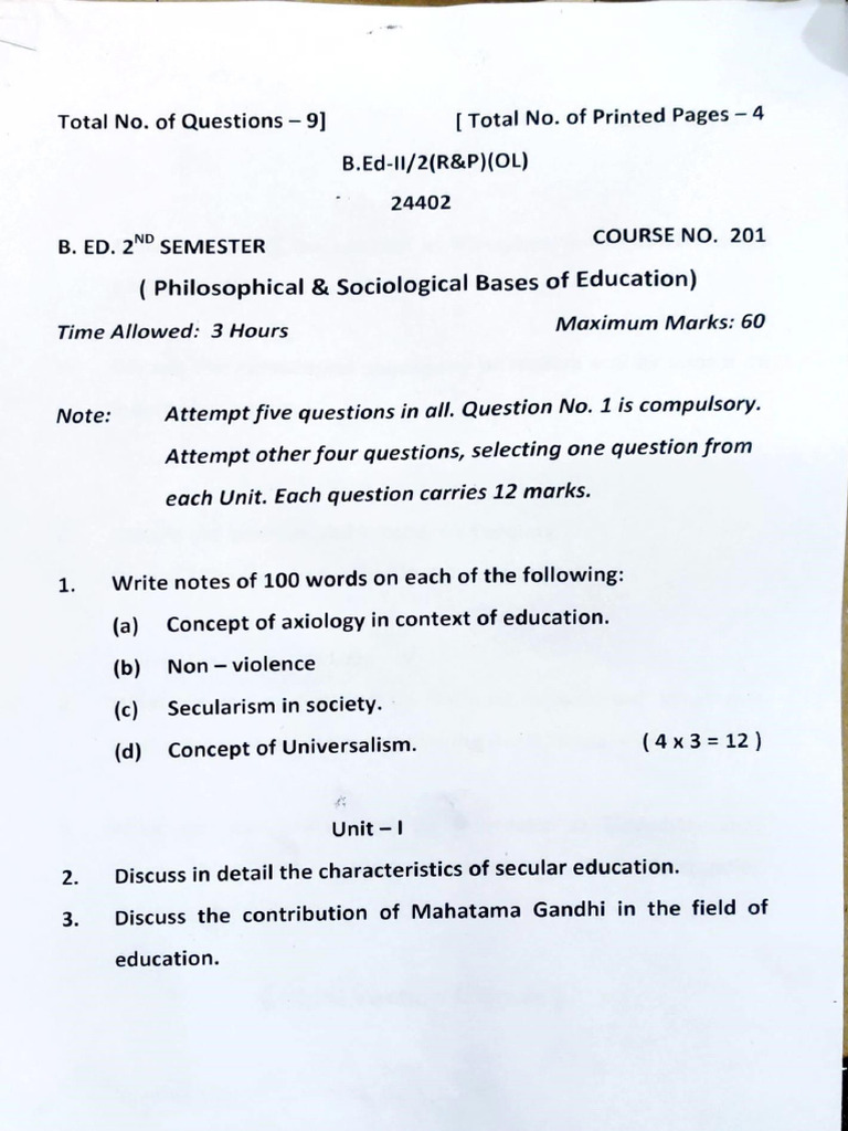 SOCIOLOGICAL BASES OF EDUCATION IN HINDI visual data 2