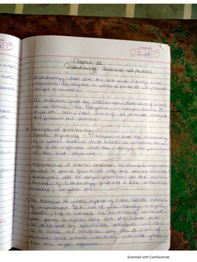 Biotechnology Notes | PDF