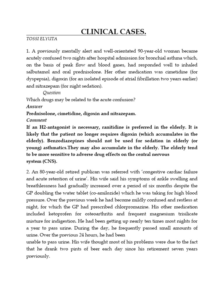 Clinical Cases Pdf