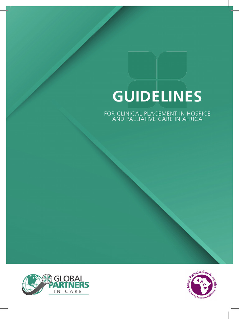 Guidelines For Clinical Placement in Hospice and Palliative Care in ...