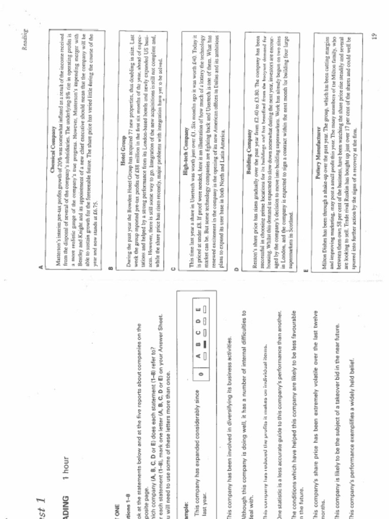 Higher 2 Reading | PDF