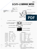 Boss DM-2 Service Notes