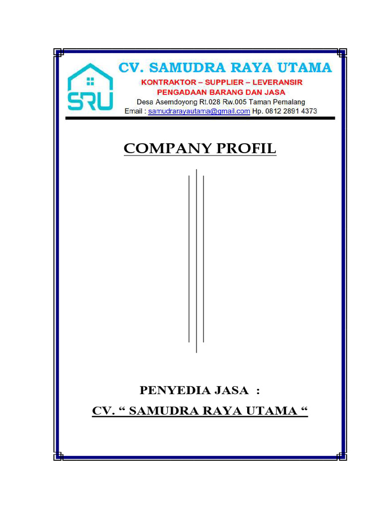 Cv. Samudra Raya Utama | PDF