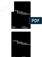 Sistemas de Significacion en Arquitectura