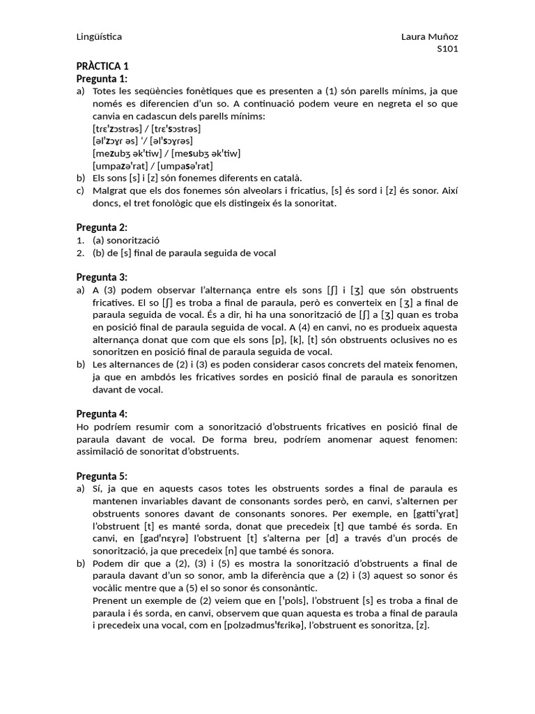 Pràctica 1 | PDF