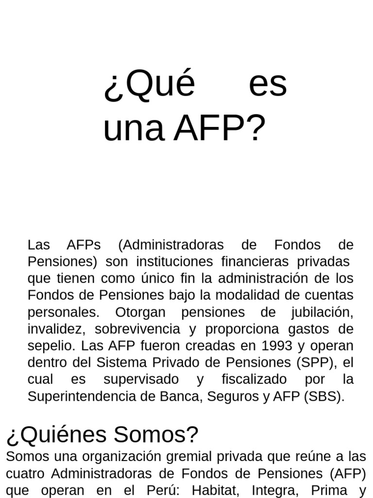 AFPs | PDF