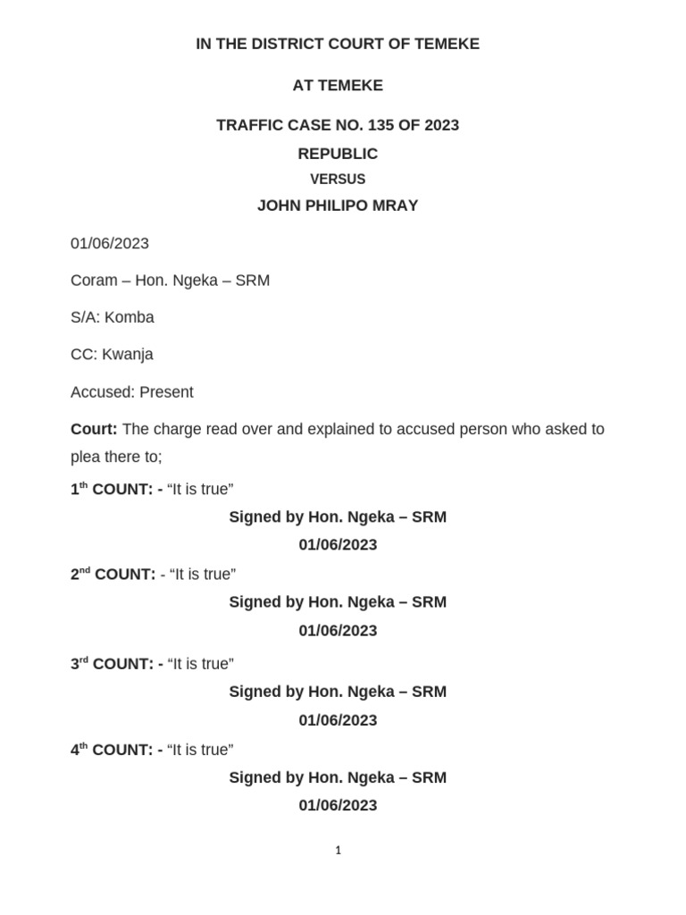 Charge Sheet | PDF