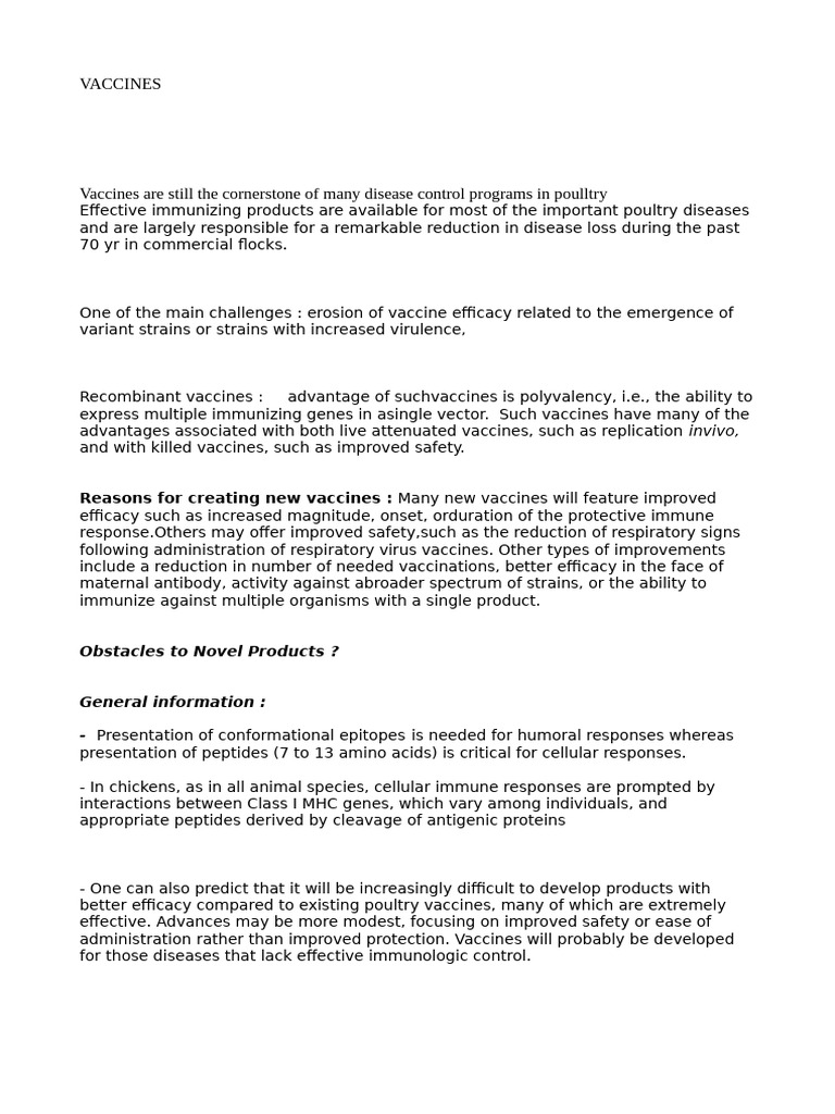 Vaccines | PDF