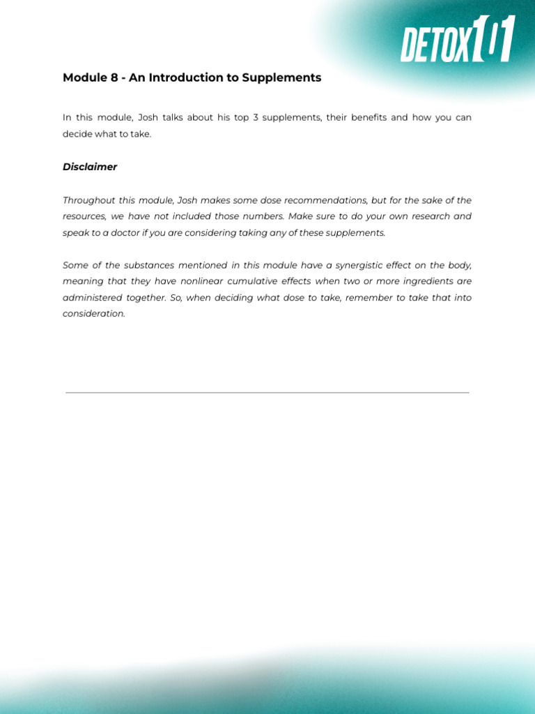 Supplements Pdf