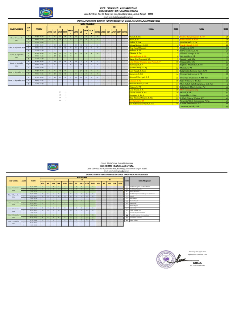 Jadwal Pas1 Merged Pdf