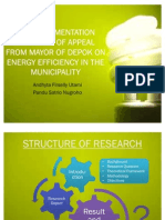 Energy Efficiency in Depok Municipal Offices