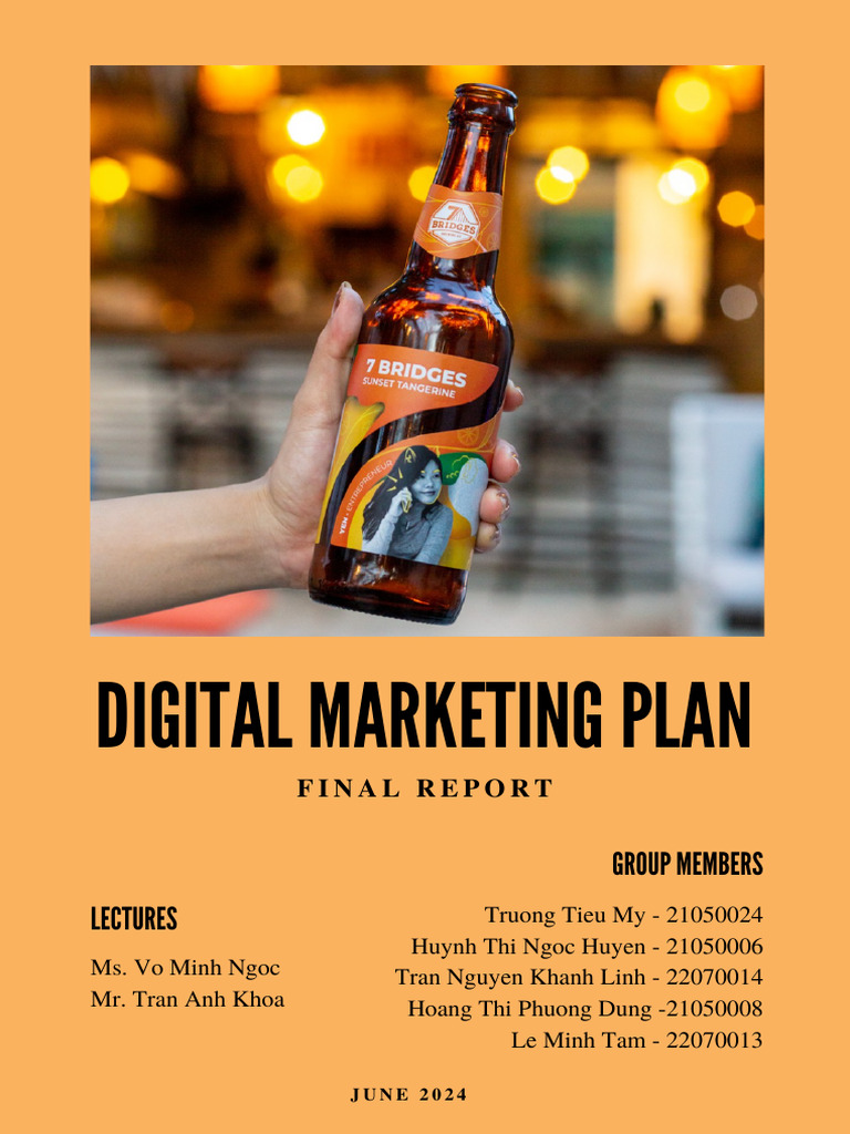 Digital Marketing Final Report - Group 2 - 7bridges | PDF