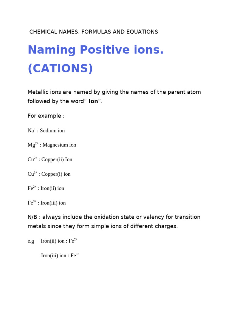 Chemical Equations | PDF