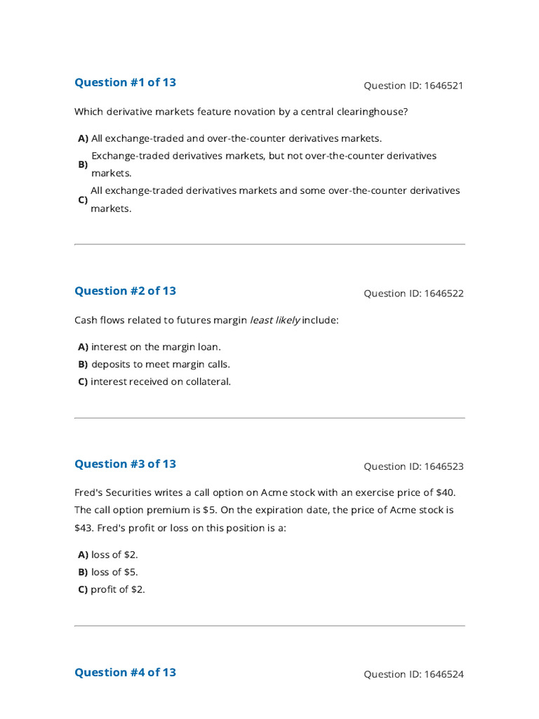 Derivatives | PDF